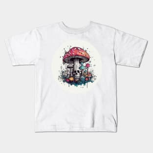 Mushroom Skull Kids T-Shirt